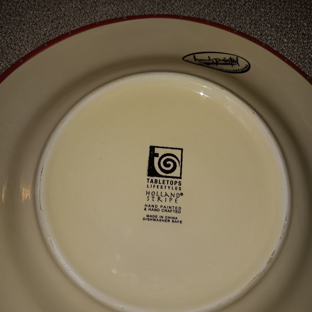 - HOLLAND STRIPE TABLETOPS LIFESTYLE REPLACEMENT PLATE - Picture 2 of 4